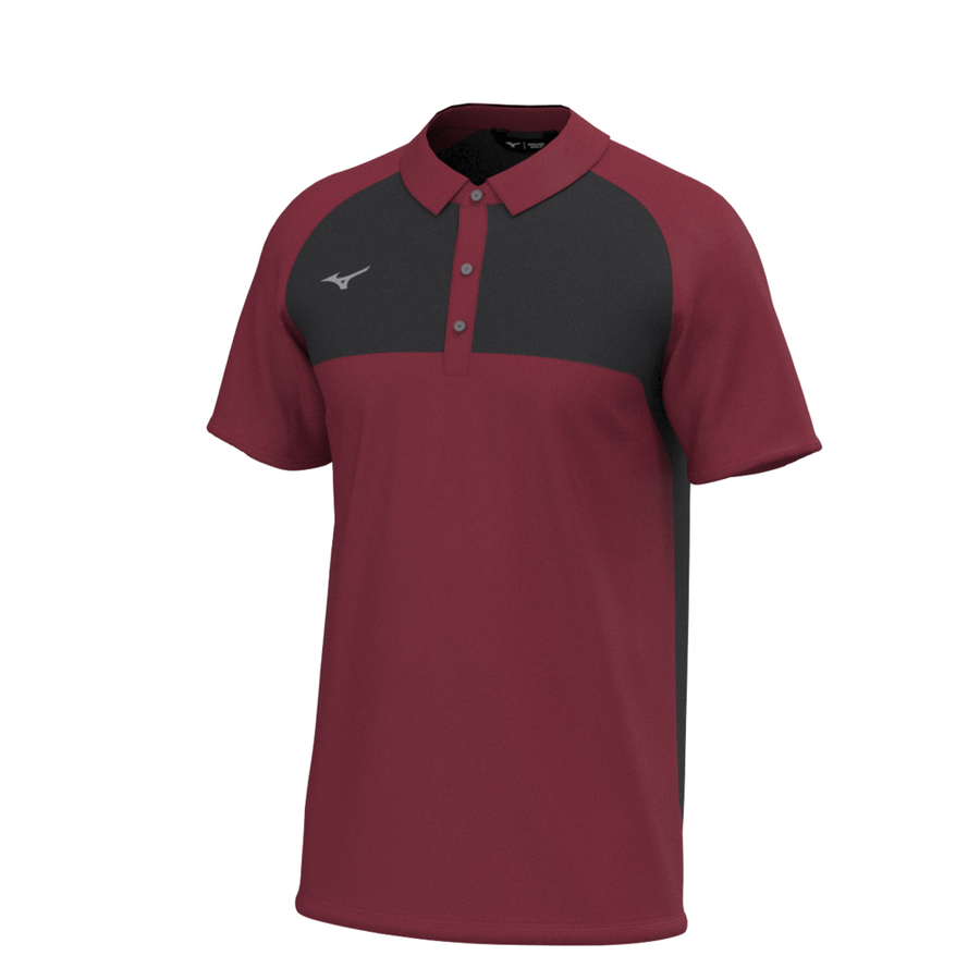 Mizuno Mizuno Contrast Polo Burgundy